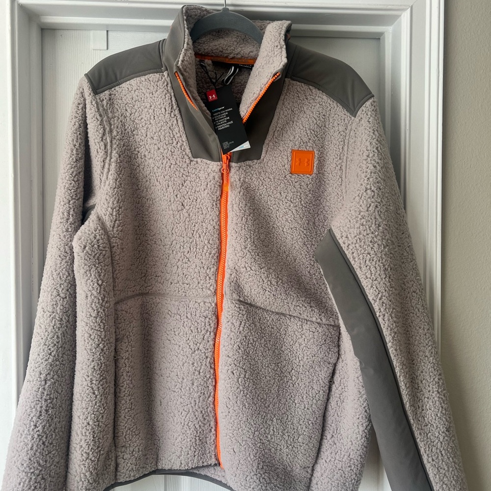NWT Men’s Under Armour Sherpa Fleece Jacket Size Large